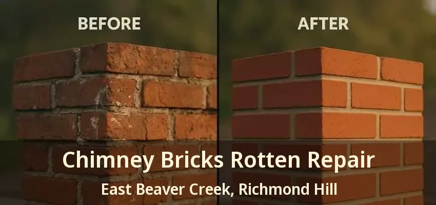 Chimney Bricks Rotten Repair East Beaver Creek, Richmond Hill - ON Chimney Bricks Rotten Repair East Beaver Creek, Richmond Hill - ON