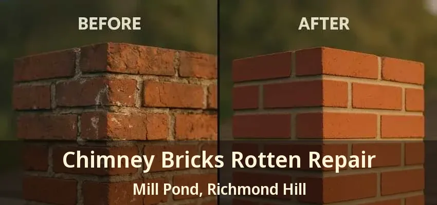 Chimney Bricks Rotten Repair Mill Pond, Richmond Hill - ON Chimney Bricks Rotten Repair Mill Pond, Richmond Hill - ON