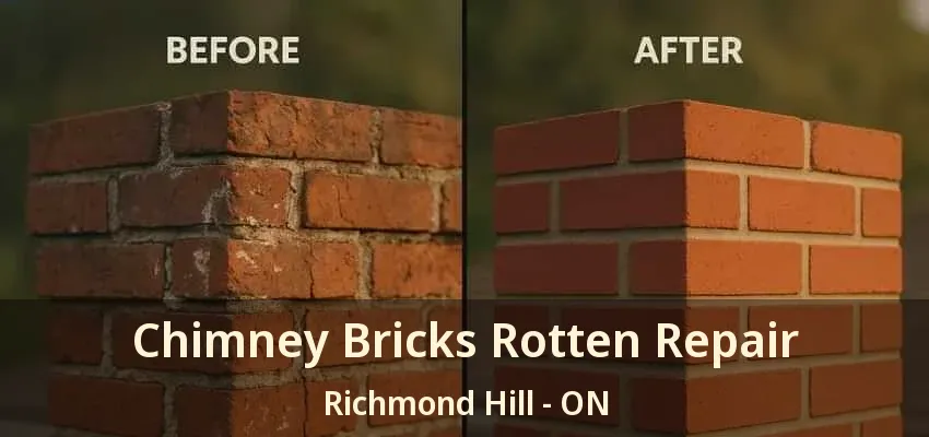 Chimney Bricks Rotten Repair Richmond Hill - ON Chimney Bricks Rotten Repair Richmond Hill - ON