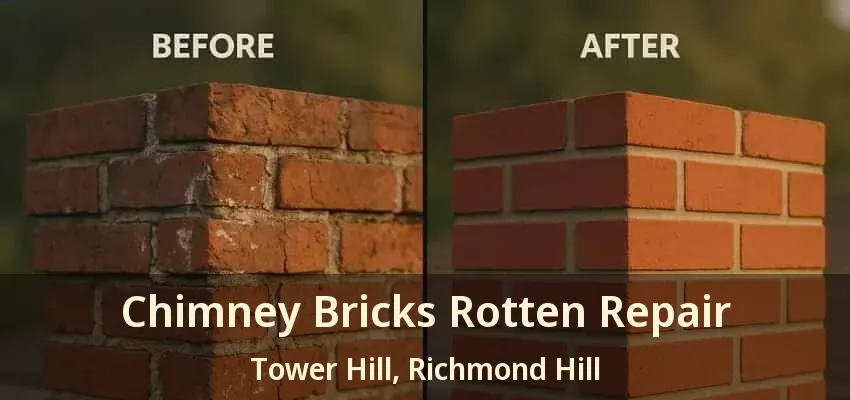 Chimney Bricks Rotten Repair Tower Hill, Richmond Hill - ON Chimney Bricks Rotten Repair Tower Hill, Richmond Hill - ON