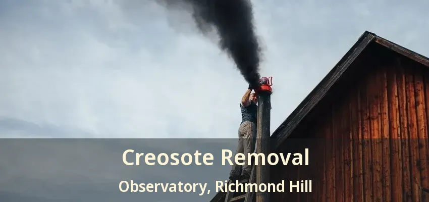 Creosote Removal Observatory, Richmond Hill - ON