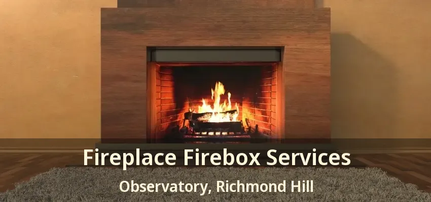 Fireplace Firebox Services Observatory, Richmond Hill - ON