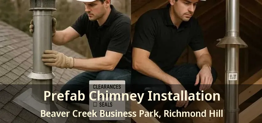 Prefab Chimney Installation Beaver Creek Business Park, Richmond Hill - ON
